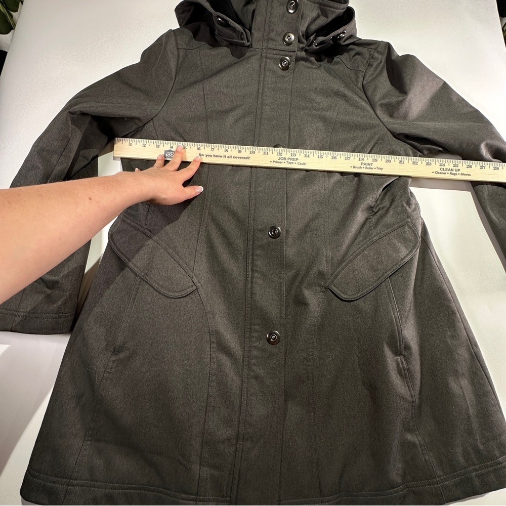 Kristen Blake winter parka insulated hooded tailored fit XL charcoal - Picture 4 of 15